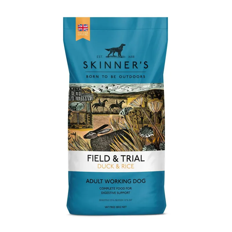 Skinners Feild and Trial Duck / Rice 2.5kg